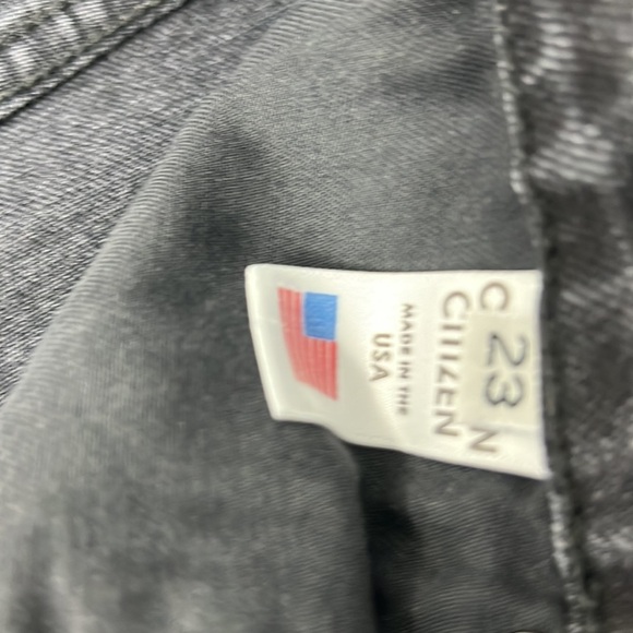 Cotton Citizen Denim Short Skinny Jeans button Fly Women Size 23 (XXS) - Picture 5 of 7
